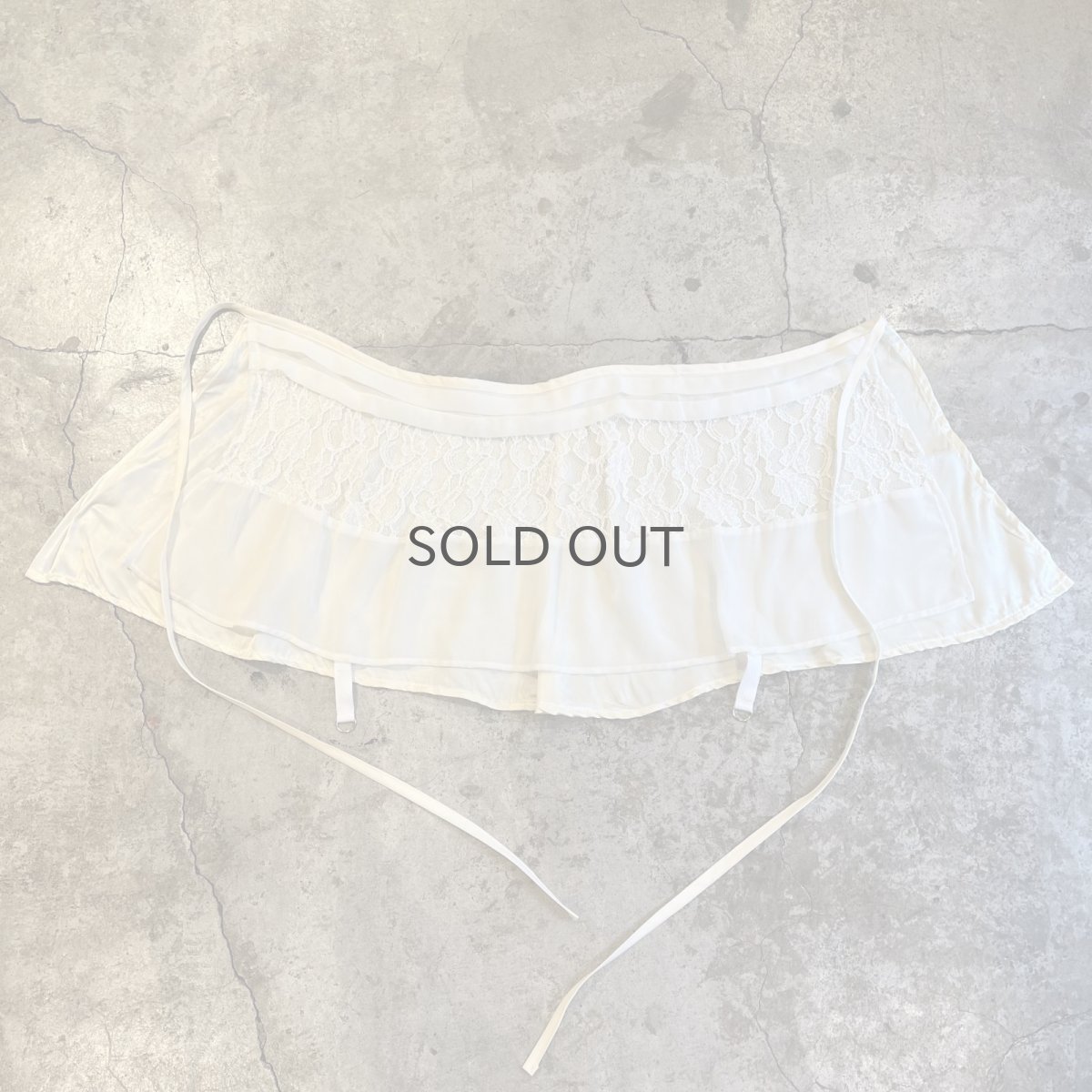 画像3: 【Wiz&Witch】"WANDERER" VTG LACE MIX WRAP SKIRT / FREE (3)