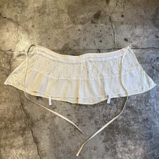 画像3: 【Wiz&Witch】"WANDERER" VTG LACE MIX WRAP SKIRT / FREE (3)