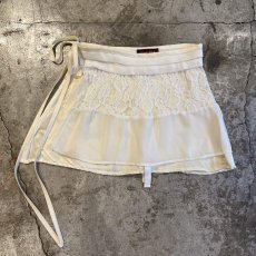 画像1: 【Wiz&Witch】"WANDERER" VTG LACE MIX WRAP SKIRT / FREE (1)