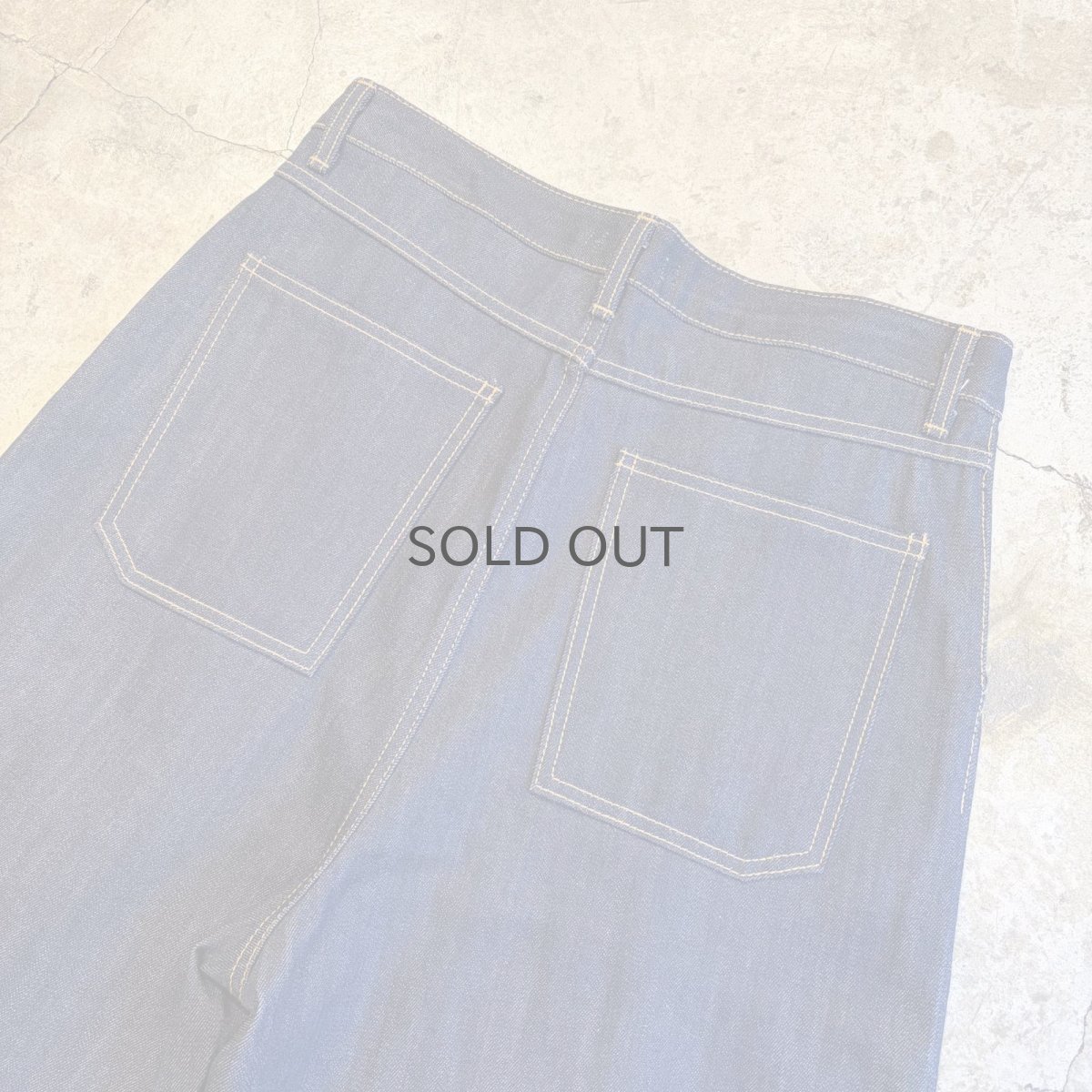 画像9: 【WONDERGROUND】BERMUDA INDIGO DENIM SHORTS / OS (9)