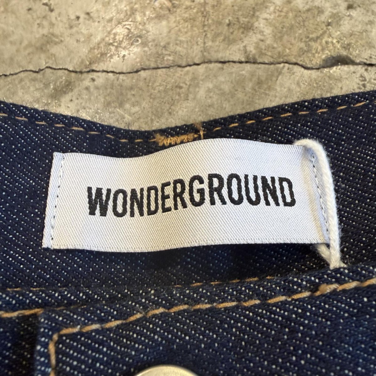 画像11: 【WONDERGROUND】BERMUDA INDIGO DENIM SHORTS / OS (11)