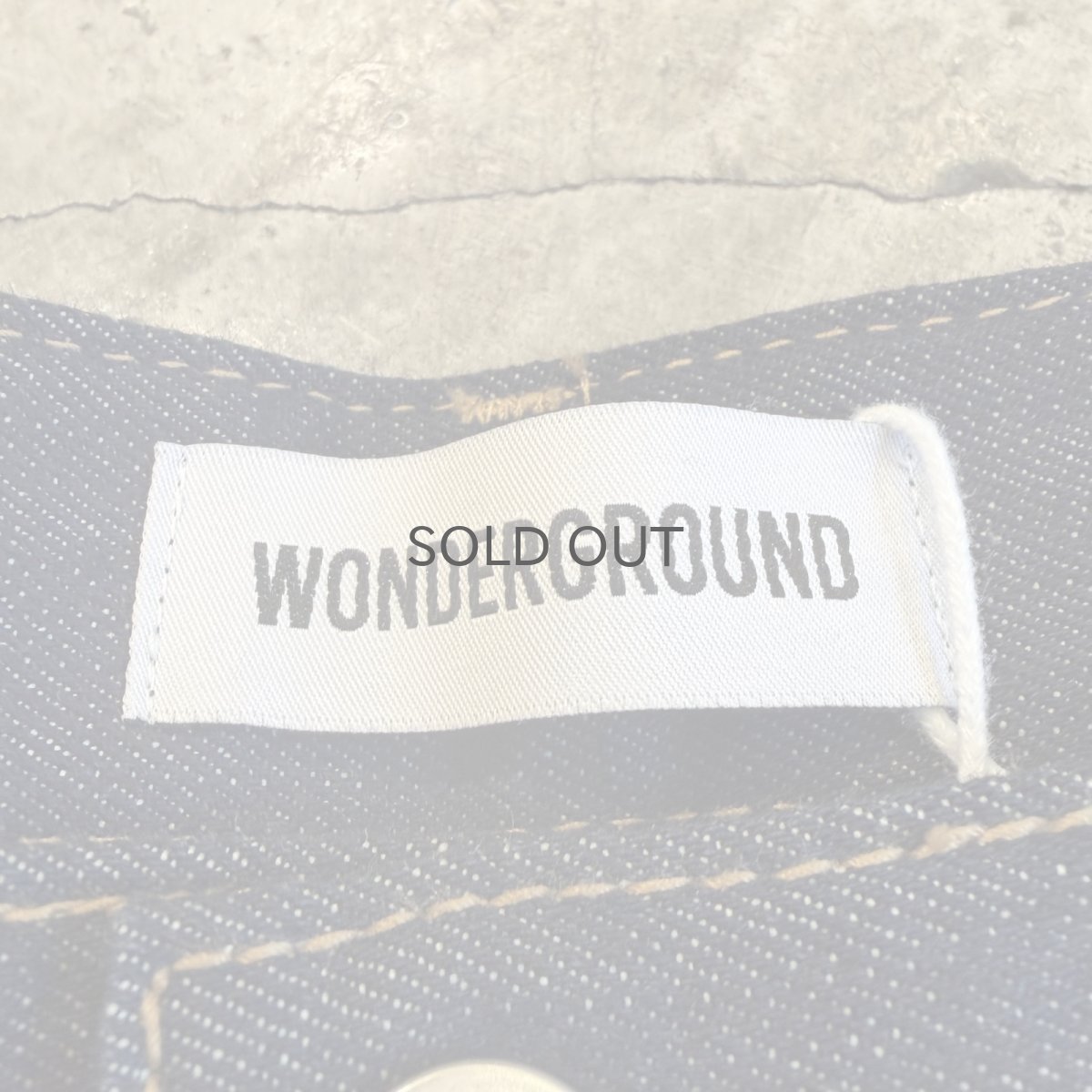 画像11: 【WONDERGROUND】BERMUDA INDIGO DENIM SHORTS / OS (11)