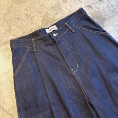 画像3: 【WONDERGROUND】BERMUDA INDIGO DENIM SHORTS / OS (3)