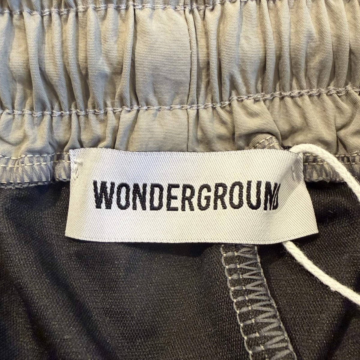 画像11: 【WONDERGROUND】WAVE NOTCH PATTERN NYLON PANTS / GRAY / OS (11)