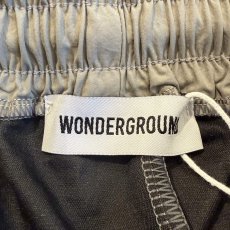 画像11: 【WONDERGROUND】WAVE NOTCH PATTERN NYLON PANTS / GRAY / OS (11)