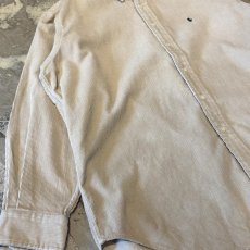 画像5: 【RALPH LAUREN】LOGO EMBROIDERY CORDUROY COTTON L/S SHIRT / Mens M(XL) (5)