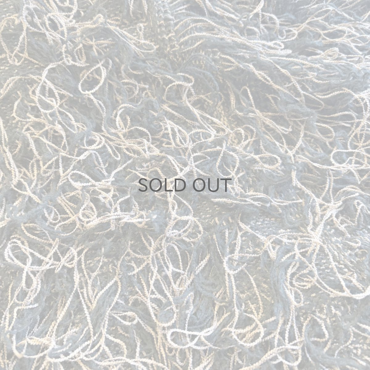 画像9: 2TONE COLOR LOOP FRINGE DESIGN KNIT SHORT CARDIGAN / Ladies M (9)