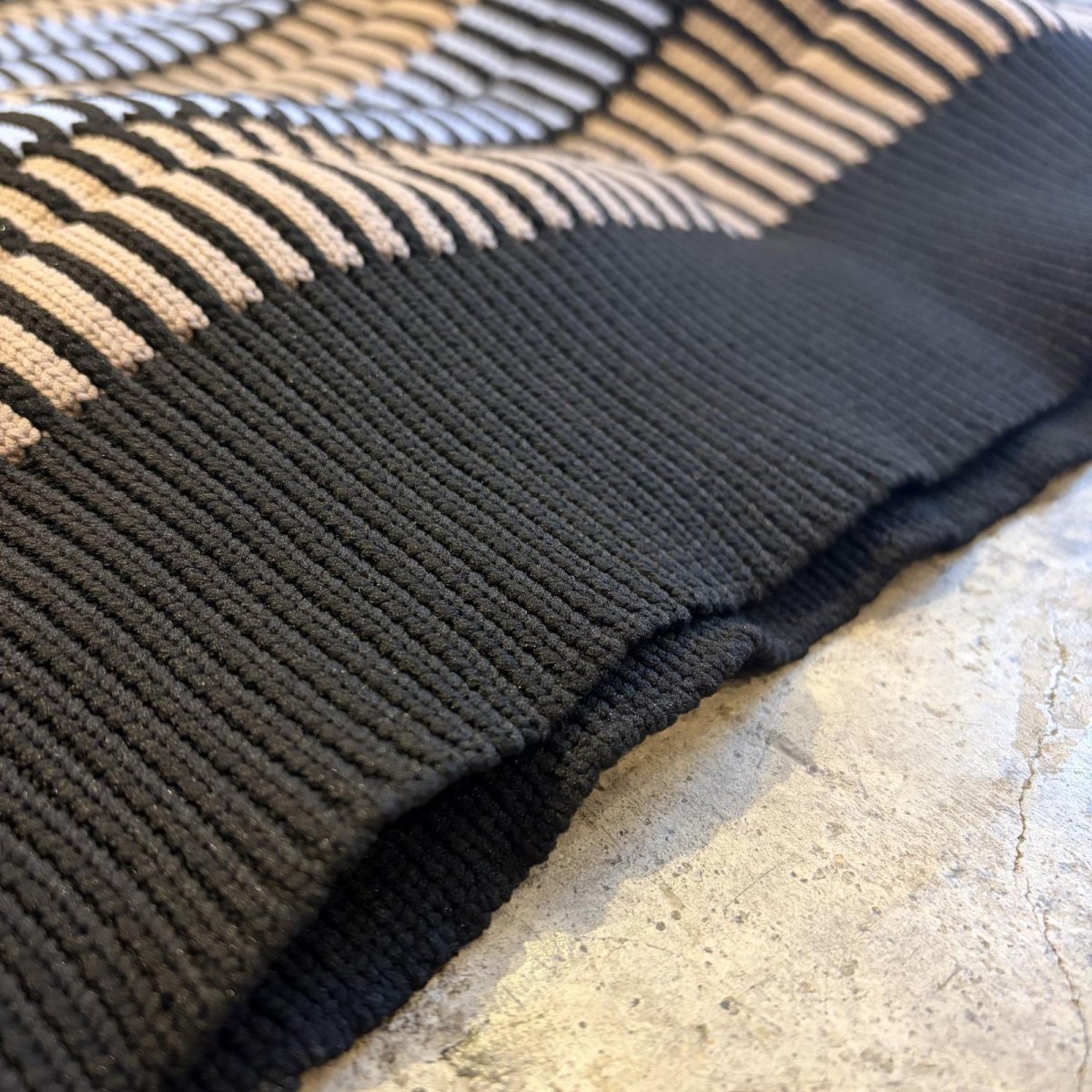 画像10: DESIGN BORDER COLOR LIGHT KNIT L/S TOPS / Ladies M~L (10)