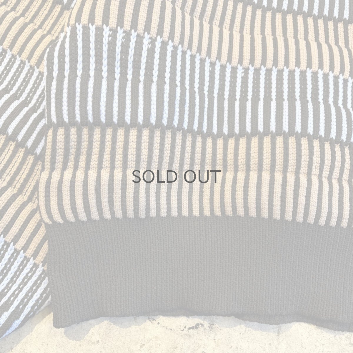 画像4: DESIGN BORDER COLOR LIGHT KNIT L/S TOPS / Ladies M~L (4)