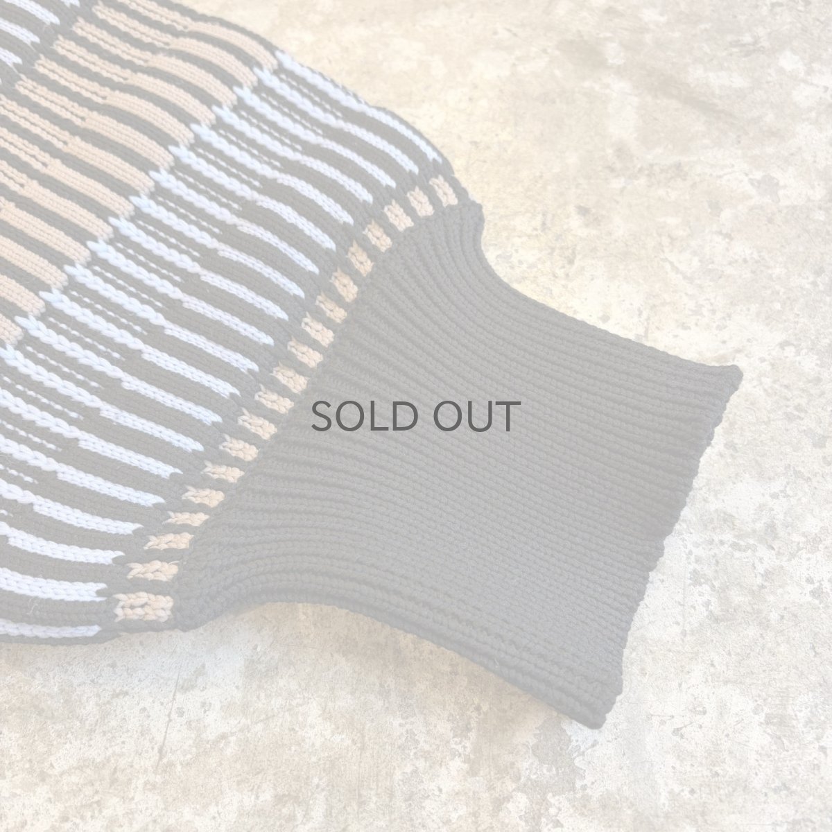 画像7: DESIGN BORDER COLOR LIGHT KNIT L/S TOPS / Ladies M~L (7)