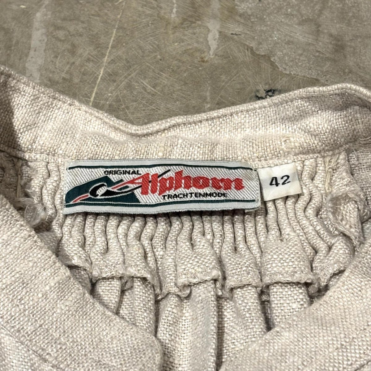 画像10: HALF BUTTON & HOOK UP LINEN L/S TOPS / Mens XL (10)