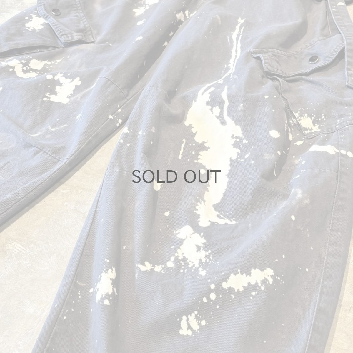 画像6: 【WONDERGROUND】BALLOON SILHOUETTE BLEACHED CARGO PANTS / OS (6)