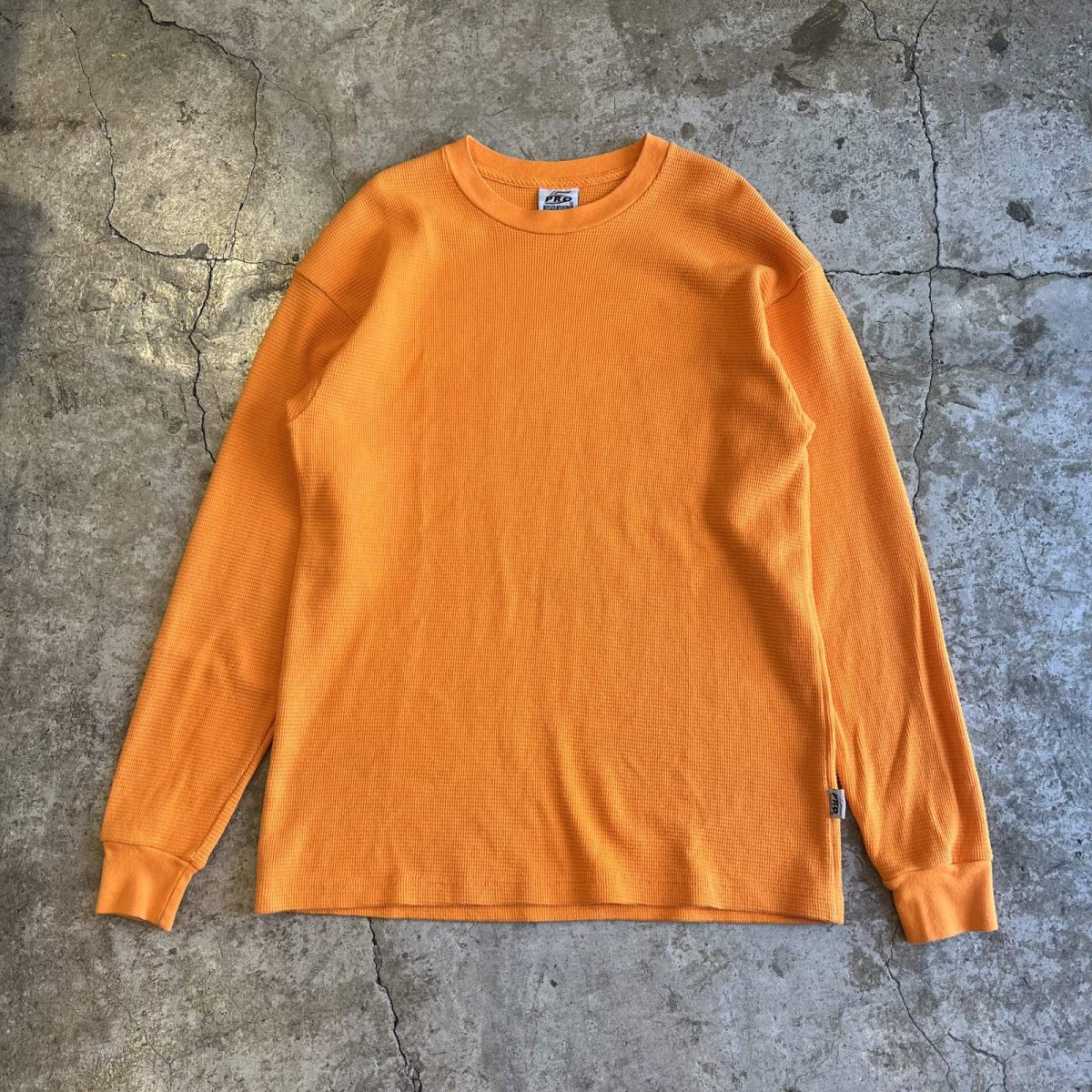 画像1: OVER DESIGN COLOR WAFFLE L/S TOPS / Ladies L (1)