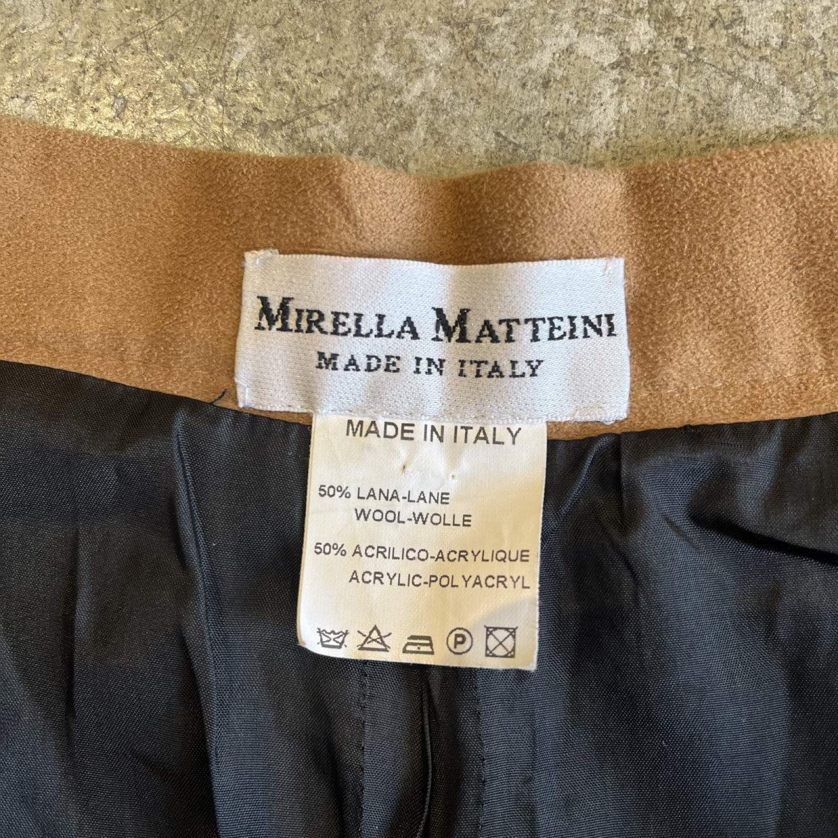 画像10: BI COLOR DESIGN KNIT SOFT FLARE PANTS / W29 / MADE IN ITALY (10)