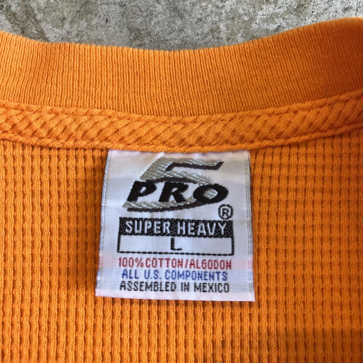 画像11: OVER DESIGN COLOR WAFFLE L/S TOPS / Ladies L (11)