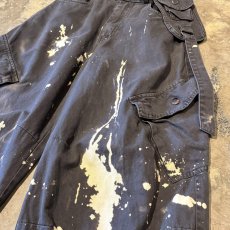 画像4: 【WONDERGROUND】BALLOON SILHOUETTE BLEACHED CARGO PANTS / OS (4)