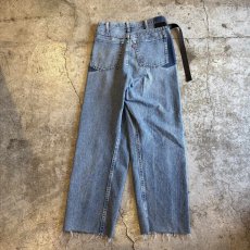 画像2: 【Wiz&Witch】"WEIRD" WRAP FUTURE DENIM PANTS / OS (2)