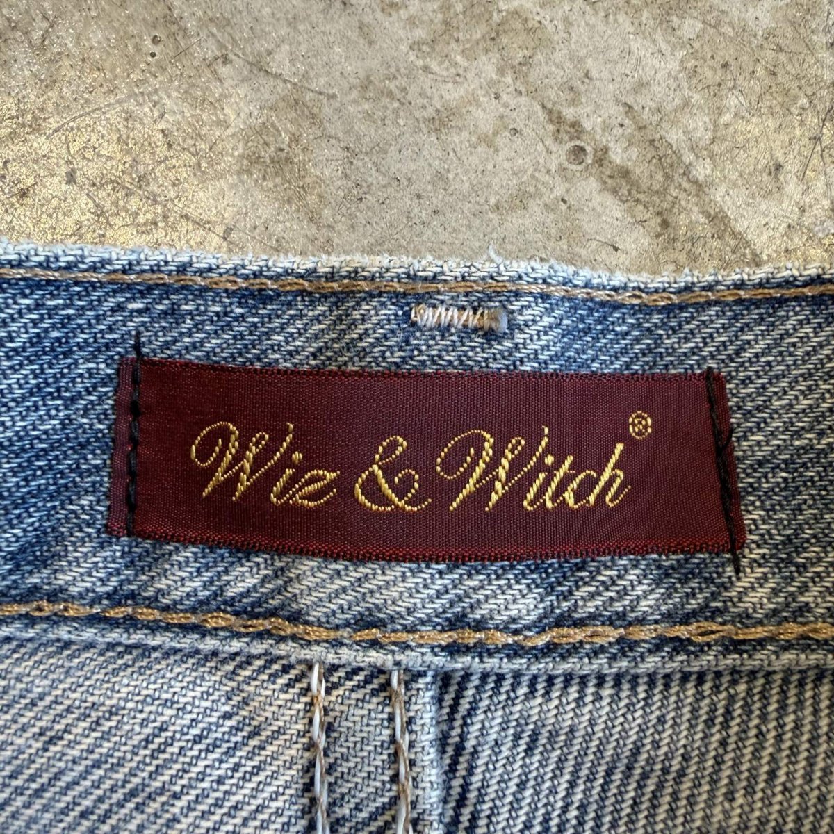 画像12: 【Wiz&Witch】"WEIRD" WRAP FUTURE DENIM PANTS / OS (12)