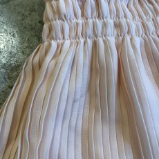 画像11: PALE PINK COLOR PLEATS PATTERN REVERSIBLE SHORT PANTS / W23~W29  (11)