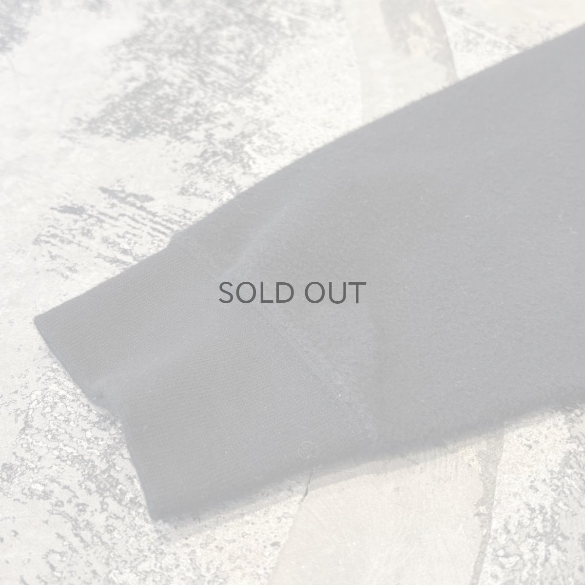 画像7: SLEEVE LOGO EMBROIDERY BLACK COLOR THERMAL HOODIE SWEAT / Mens M (7)