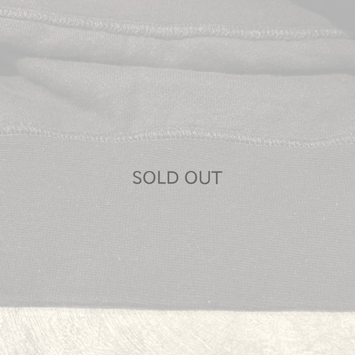 画像8: SLEEVE LOGO EMBROIDERY BLACK COLOR THERMAL HOODIE SWEAT / Mens M (8)