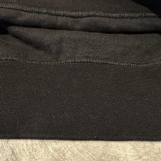 画像8: SLEEVE LOGO EMBROIDERY BLACK COLOR THERMAL HOODIE SWEAT / Mens M (8)