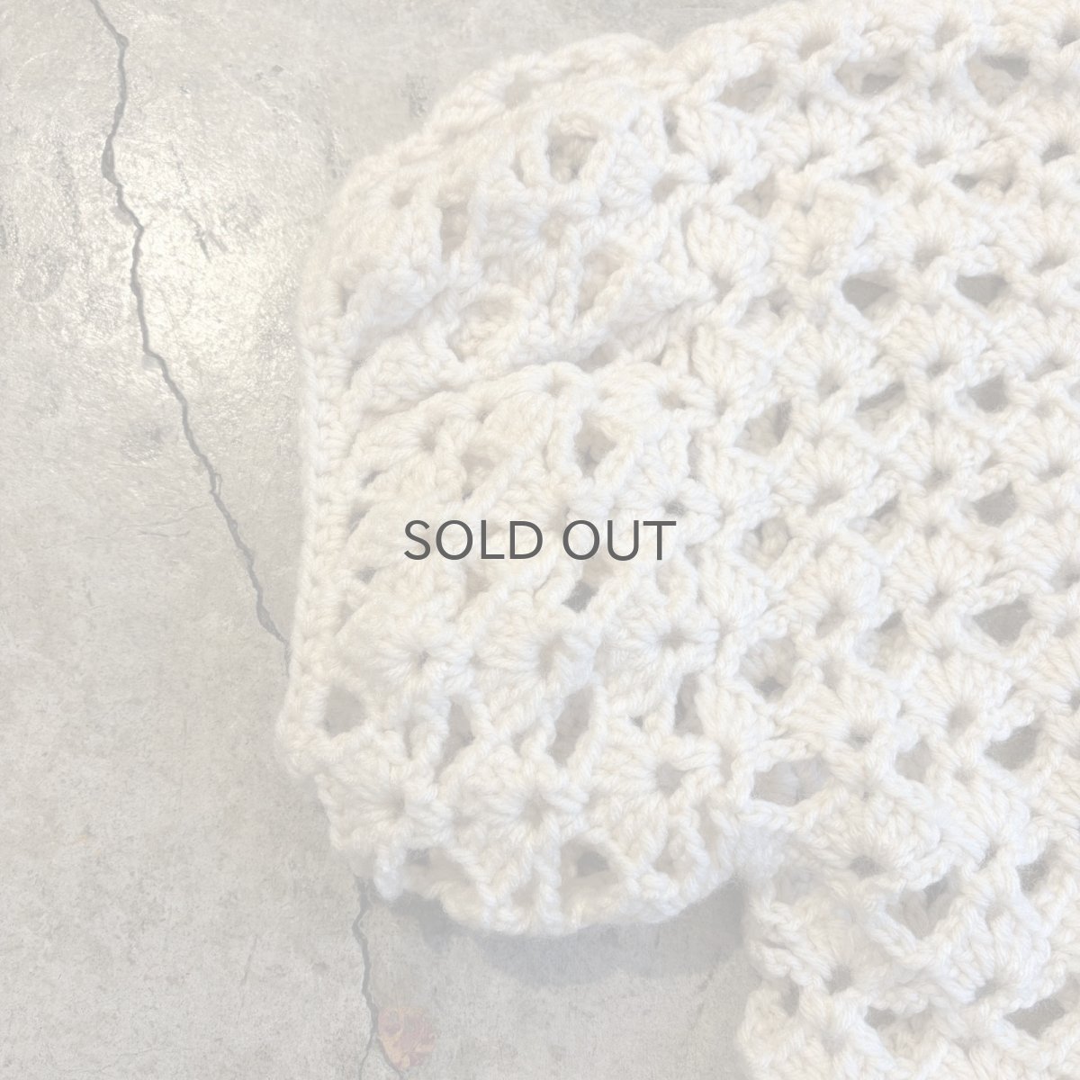 画像4: SHORT SLEEVE CROCHET KNIT DESIGN BOLERO CARDIGAN / Ladies M (4)