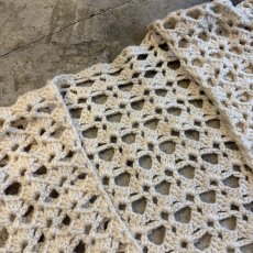 画像3: SHORT SLEEVE CROCHET KNIT DESIGN BOLERO CARDIGAN / Ladies M (3)