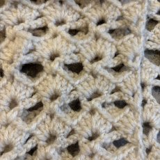 画像6: SHORT SLEEVE CROCHET KNIT DESIGN BOLERO CARDIGAN / Ladies M (6)