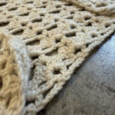 画像10: SHORT SLEEVE CROCHET KNIT DESIGN BOLERO CARDIGAN / Ladies M (10)