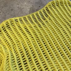 画像7: YELLOW COLOR CROCHET SHORT DESIGN KNIT L/S TOPS / Ladies FREE (7)