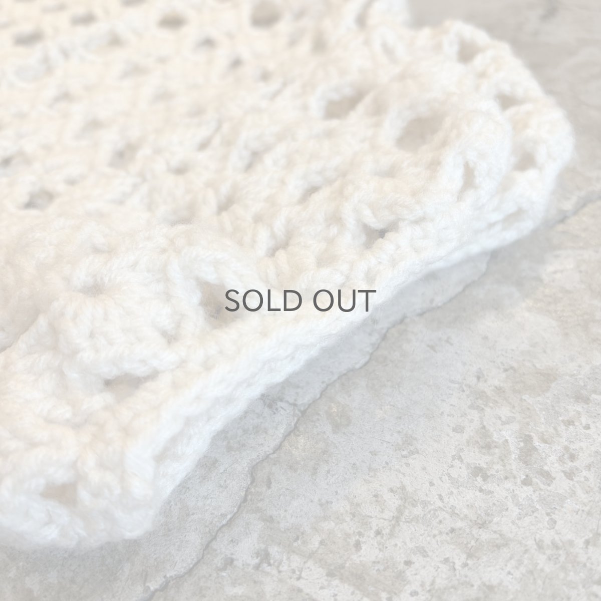 画像7: SHORT SLEEVE CROCHET KNIT DESIGN BOLERO CARDIGAN / Ladies M (7)