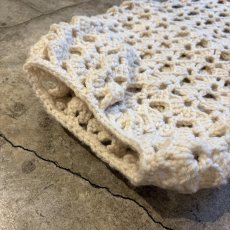 画像9: SHORT SLEEVE CROCHET KNIT DESIGN BOLERO CARDIGAN / Ladies M (9)