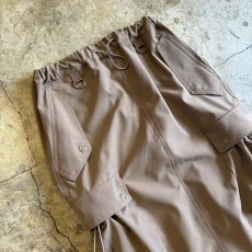 画像4: WAIST DRAW CORD DESIGN CARGO SKIRT / FREE~W35 (4)