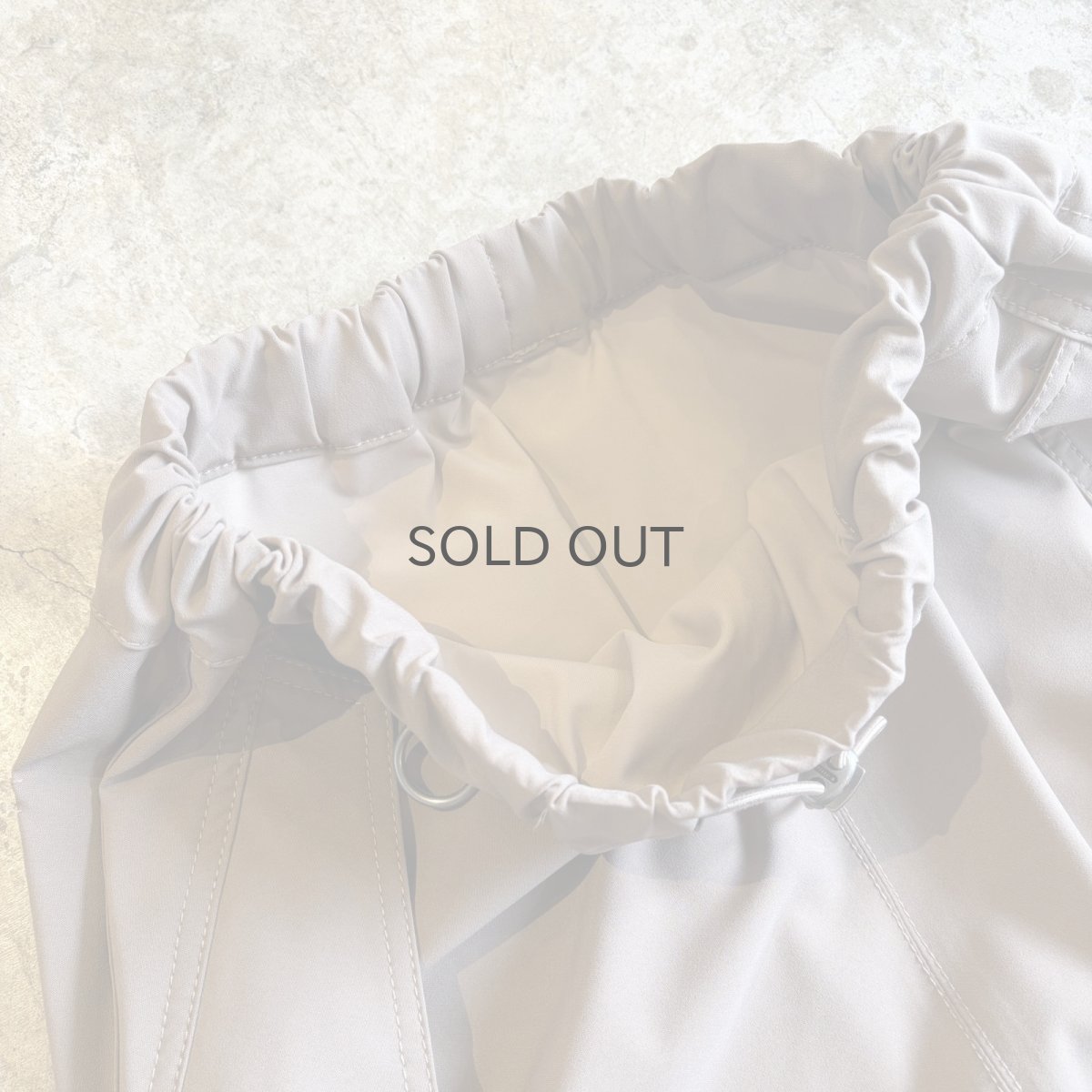 画像8: WAIST DRAW CORD DESIGN CARGO SKIRT / FREE~W35 (8)