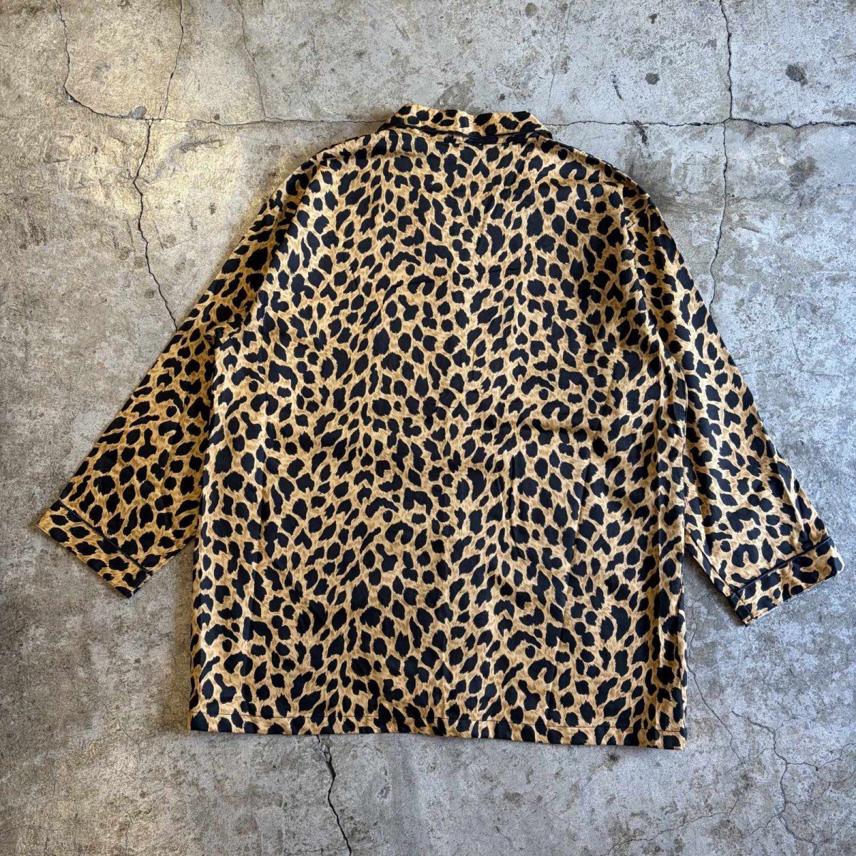 画像2: LEOPARD PATTERN PAJAMAS L/S SHIRT / Ladies L (2)