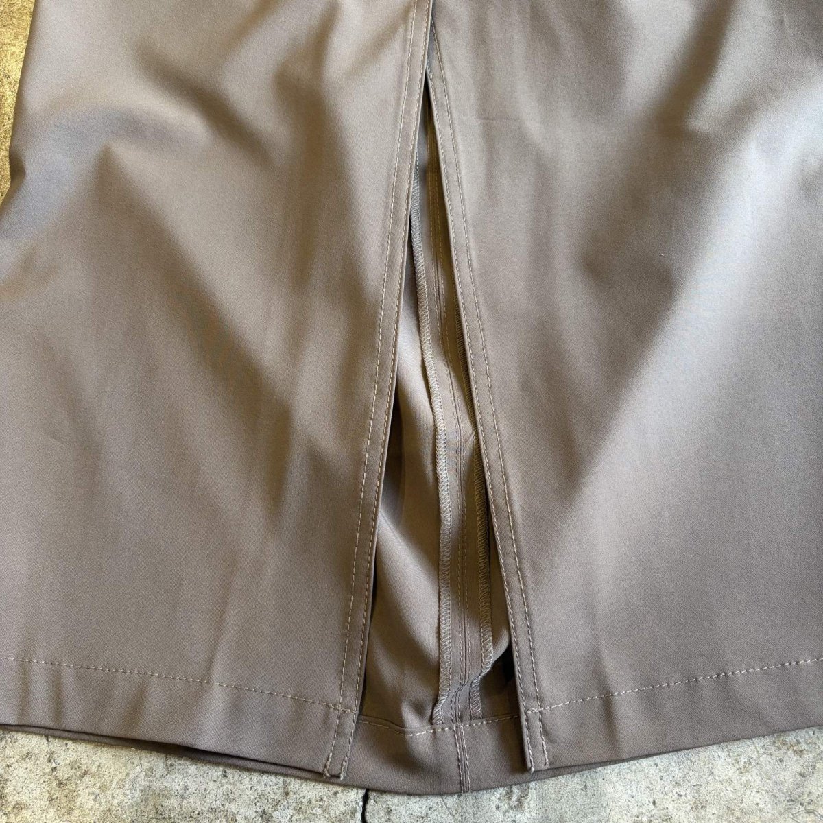 画像10: WAIST DRAW CORD DESIGN CARGO SKIRT / FREE~W35 (10)