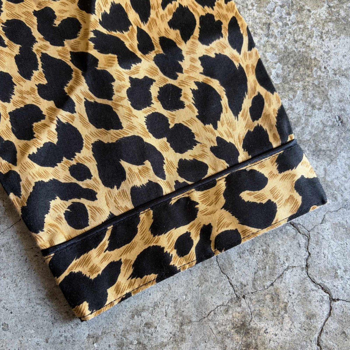 画像8: LEOPARD PATTERN PAJAMAS L/S SHIRT / Ladies L (8)