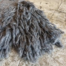 画像6: POINT GITTER LOOP FRINGE DESIGN KNIT S/S CARDIGAN / Ladies L (6)