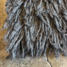 画像4: POINT GITTER LOOP FRINGE DESIGN KNIT S/S CARDIGAN / Ladies L (4)