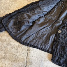 画像7: EMBOSS GATHER DESIGN TAILORED JACKET / Ladies M (7)