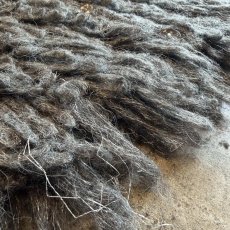 画像11: POINT GITTER LOOP FRINGE DESIGN KNIT S/S CARDIGAN / Ladies L (11)