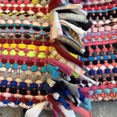 画像4: MIX MATERIAL BRAID COLOR FRINGE DESIGN BUSTIER / Ladies S / MADE IN USA (4)