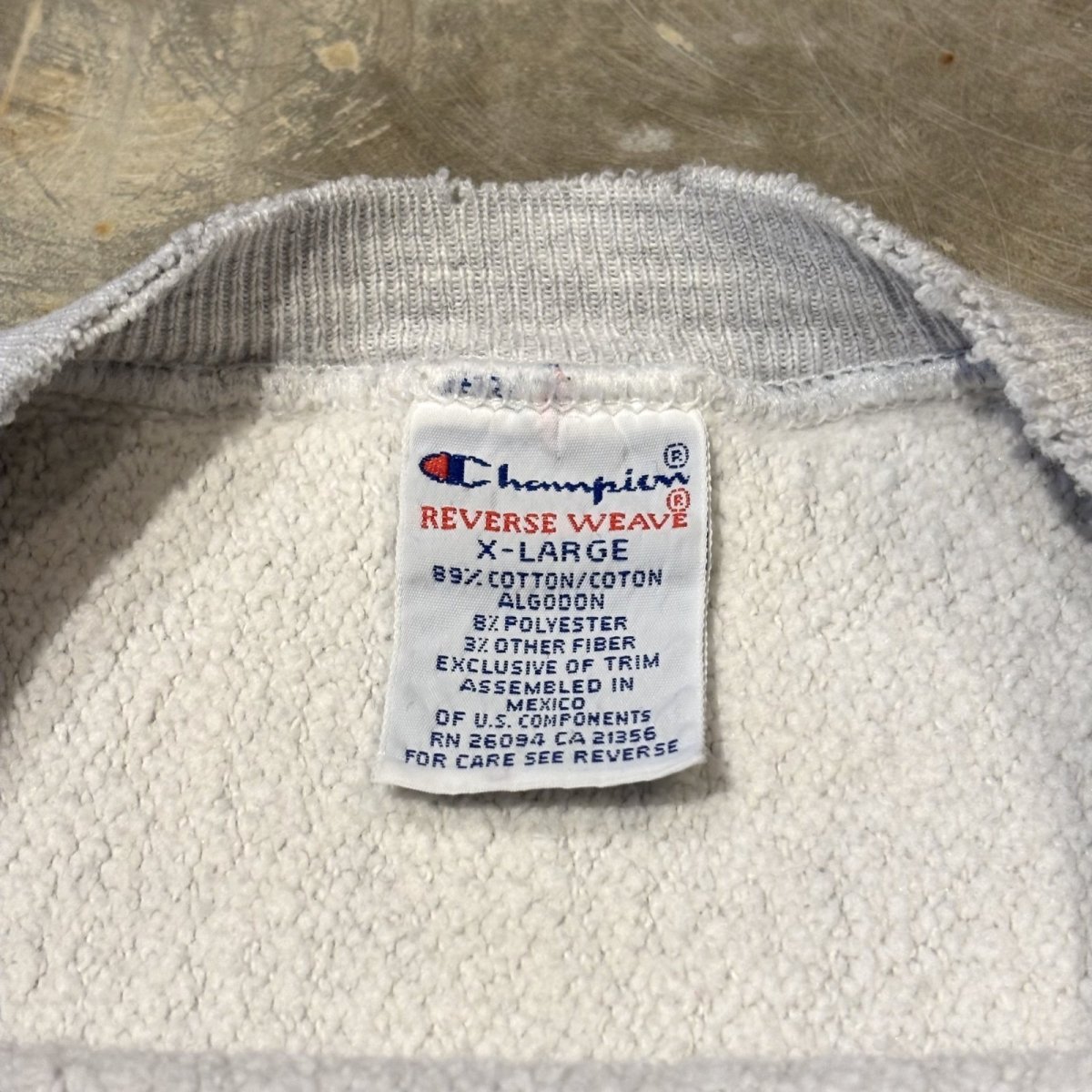 画像10: 90's【CHAMPION】REVERSE WEAVE EMBROIDERY SWEAT / Mens XL (10)