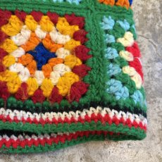 画像5: FFRONT BUTTON DESIGN COLOR CROCHET VEST / Ladies M (5)