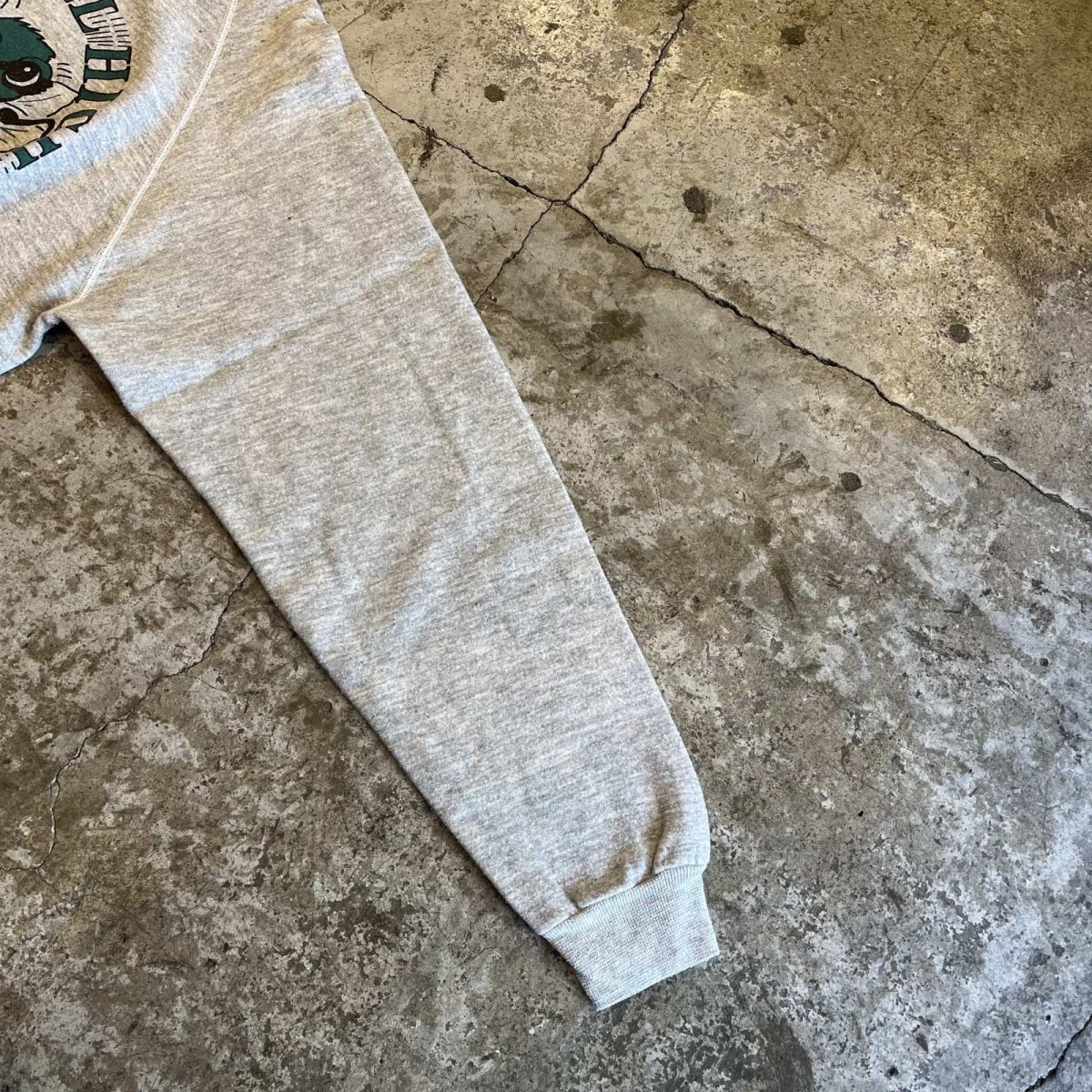 画像7: 80's FRONT COLOR PRINTED DESIGN L/S SWEAT / Ladies L(XL) / MADE IN USA (7)