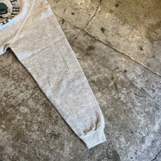 画像7: 80's FRONT COLOR PRINTED DESIGN L/S SWEAT / Ladies L(XL) / MADE IN USA (7)