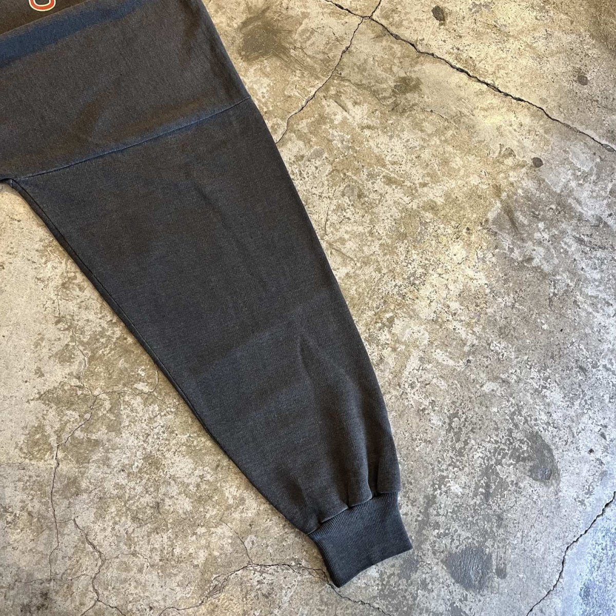 画像7: 90's BLACK COLOR FRONT "AMSTERDAM" DESIGN L/S SWEAT / Ladies L  (7)