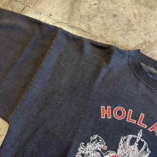 画像11: 90's BLACK COLOR FRONT "AMSTERDAM" DESIGN L/S SWEAT / Ladies L  (11)