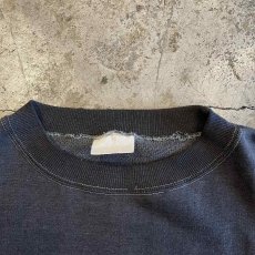 画像9: 90's BLACK COLOR FRONT "AMSTERDAM" DESIGN L/S SWEAT / Ladies L  (9)